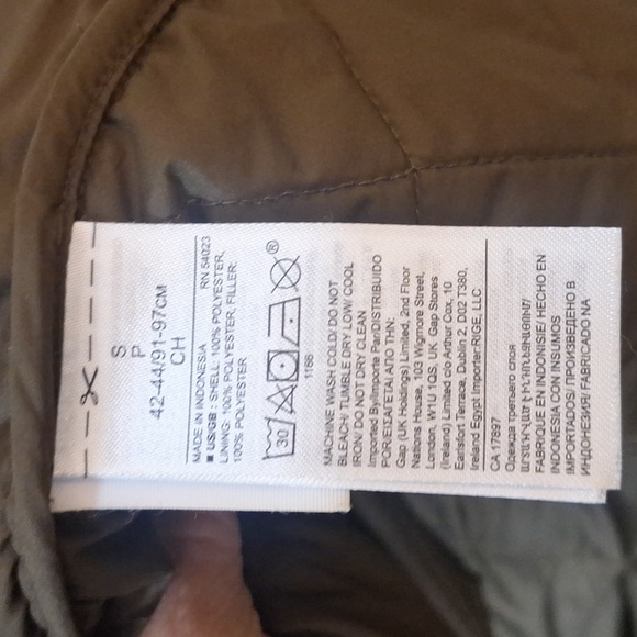 Banana Republic Water-Resistant Quilted Bomber Jacket Size S - Picture 9 of 10